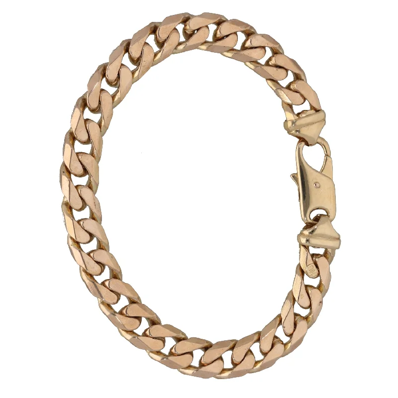 Ladies bracelets baguette cut designs-Ladies bracelets baguette cut designs-9ct Gold Curb Bracelet