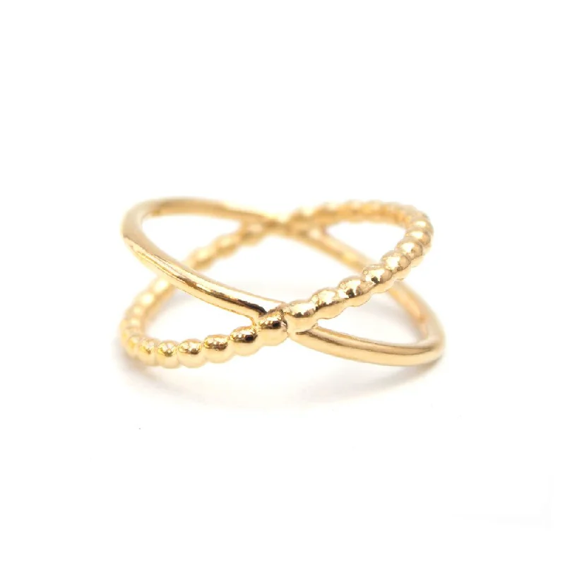 Ladies rings animal-inspired themes-Alexe Gold Vermeil Ring