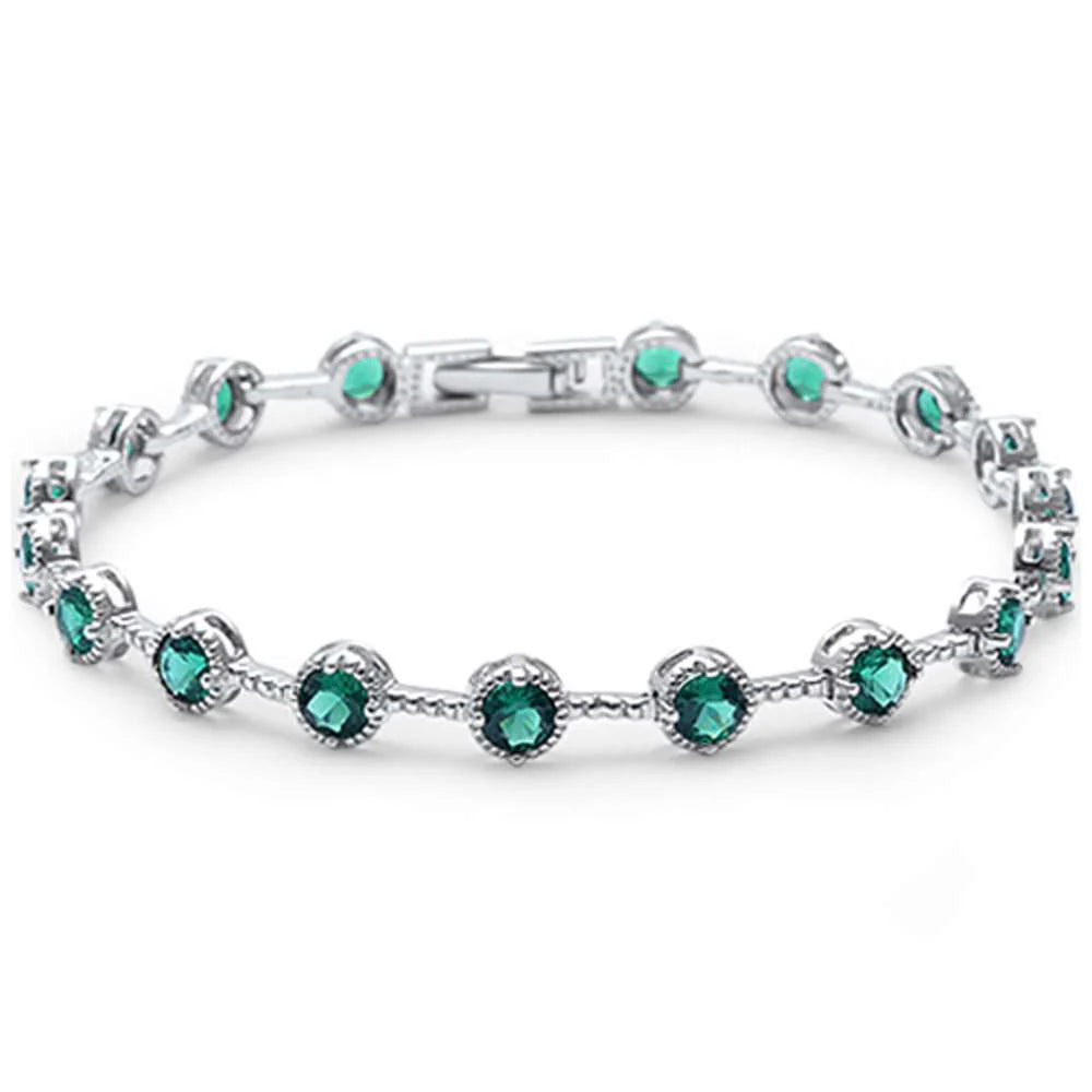 Ladies bracelets wear-resistant styles-Ladies bracelets wear-resistant styles-Luck o' the Irish Tennis Bracelet