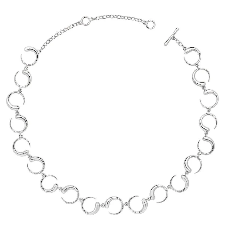 Ladies necklaces contemporary bold styles-Lucy Q Luna Necklace