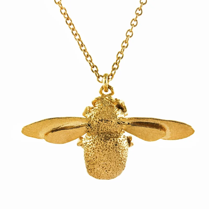 Ladies necklaces Thanksgiving gift styles-Alex Monroe Bumblebee Necklace