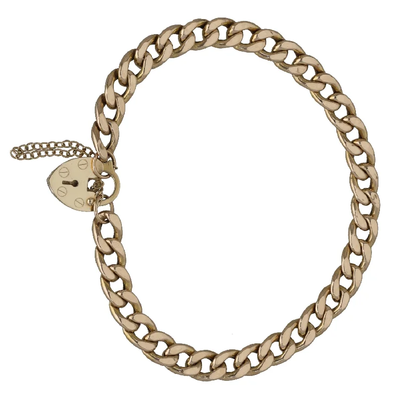 Ladies bracelets seasonal collection styles-Ladies bracelets seasonal collection styles-9ct Gold Curb Bracelet