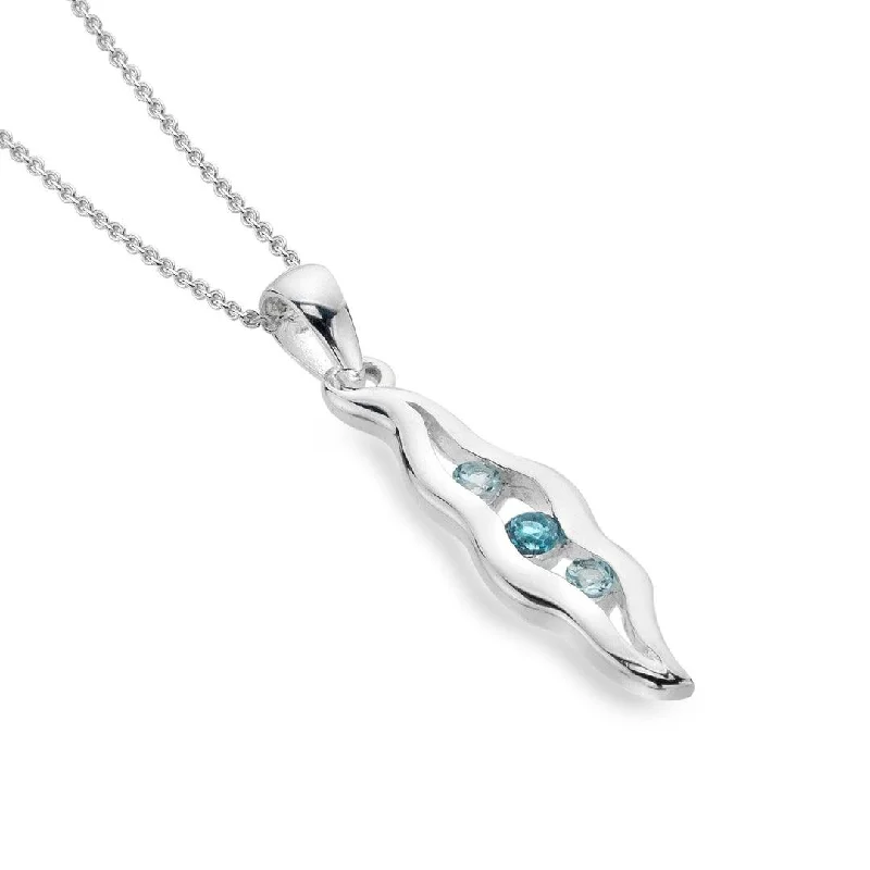 Ladies necklaces winter sparkle designs-Sea Gems Cornish Creek Necklace