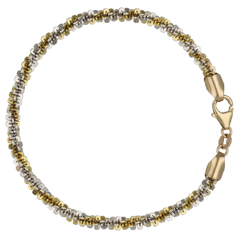 9ct Bicolour Gold Alternative Bracelet