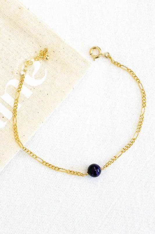 Ladies bracelets perfect gift choices-Ladies bracelets perfect gift choices-Purple Tiger's Eye Wispy Bracelet