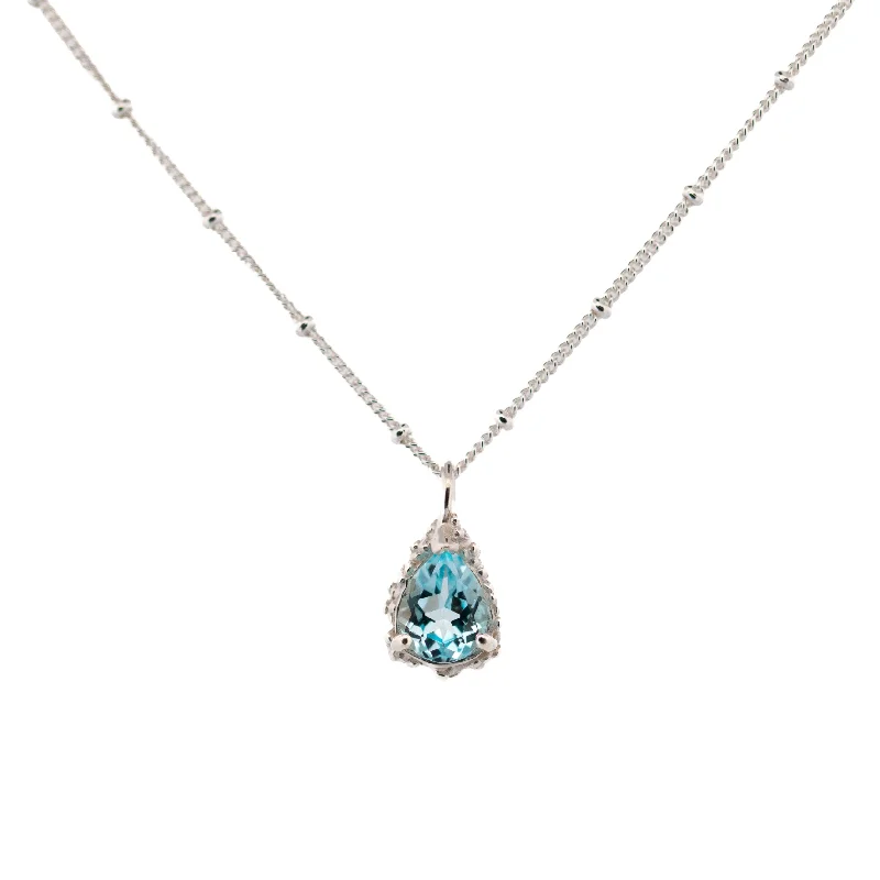 Ladies necklaces generational gift picks-Dainty London Silver Aurelia Necklace