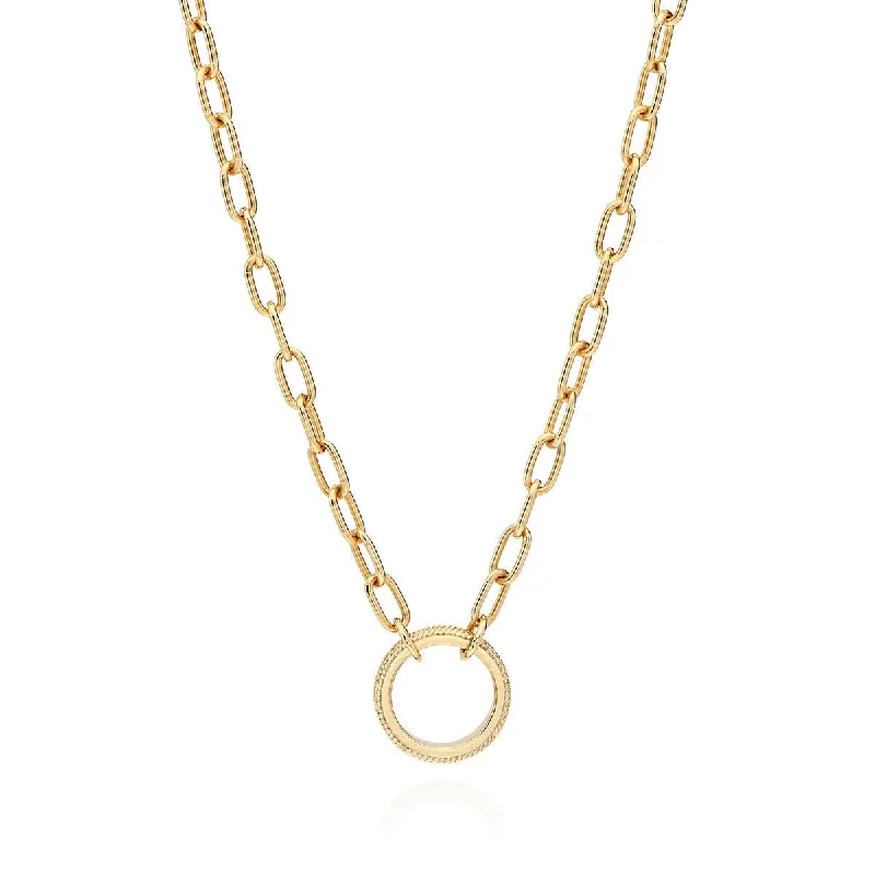 Ladies necklaces smart buying advice-Anna Beck Open Chain Gold Necklace