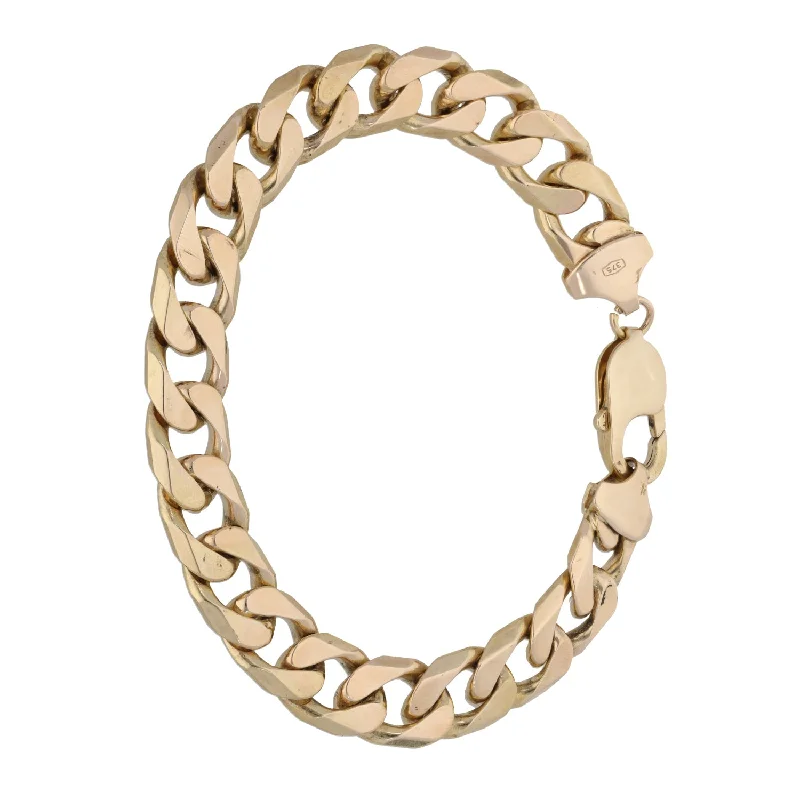 Ladies bracelets festive season styles-Ladies bracelets festive season styles-9ct Gold Curb Bracelet