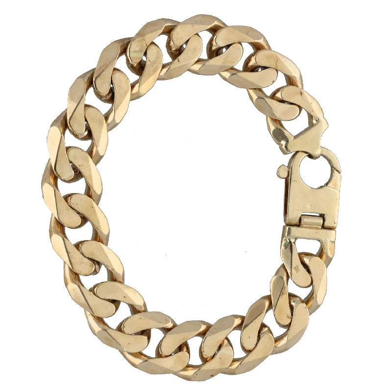 Ladies bracelets standout unique styles-Ladies bracelets standout unique styles-9ct Gold Curb Bracelet