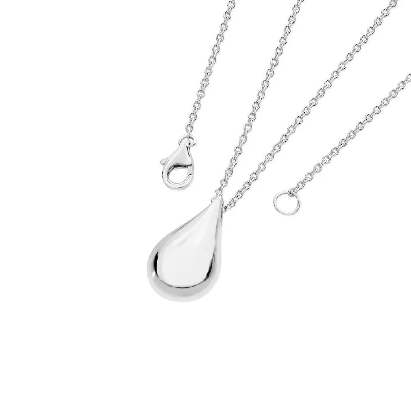 Ladies necklaces commitment charm styles-Lucy Q Large Tear Drop Necklace