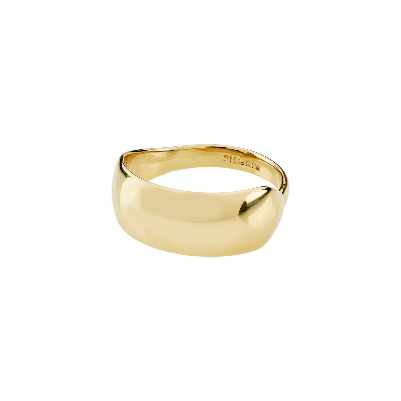 Ladies rings rustic charm designs-Daisy Gold Plated Ring