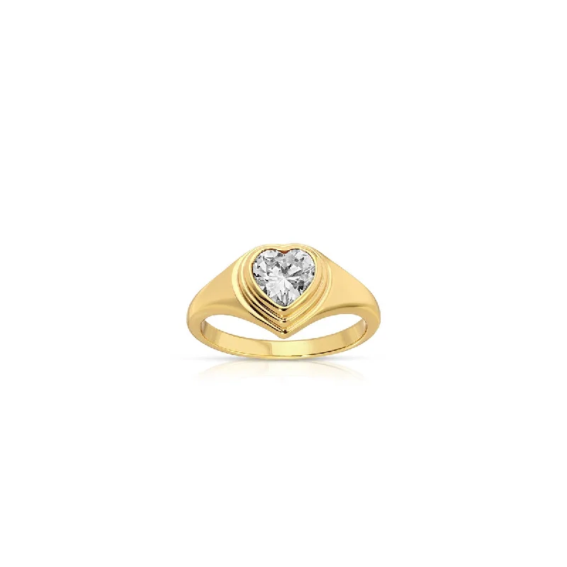 Ladies rings summer vibe designs-Higher Love Ring