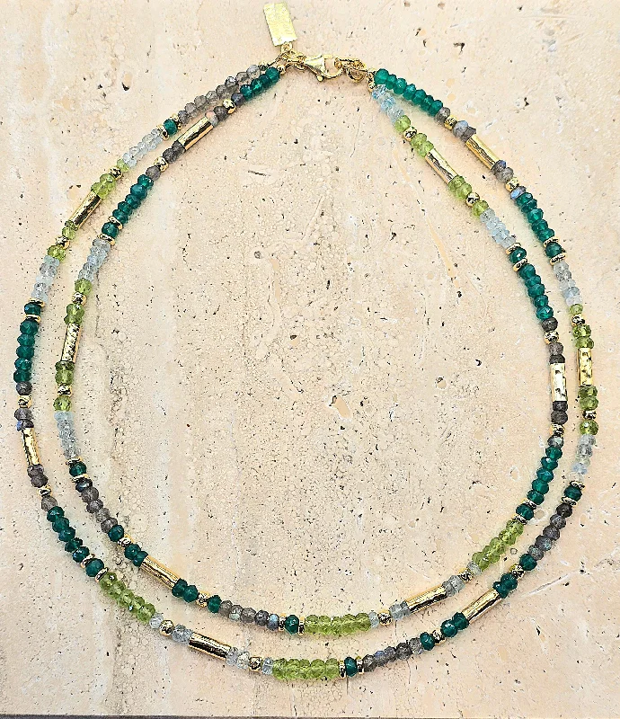 Ladies necklaces yellow diamond necklaces-Yaron Morhaim Green Cove Necklace