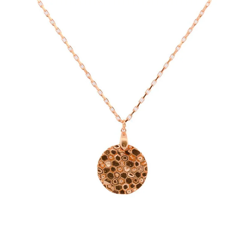 Ladies necklaces jewelry care tips-Dainty London Large Gold Hemera Necklace