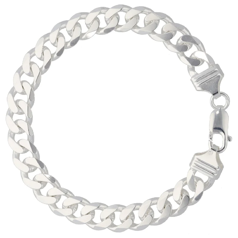 Ladies bracelets spring fashion designs-Ladies bracelets spring fashion designs-New Sterling Silver Curb Bracelet