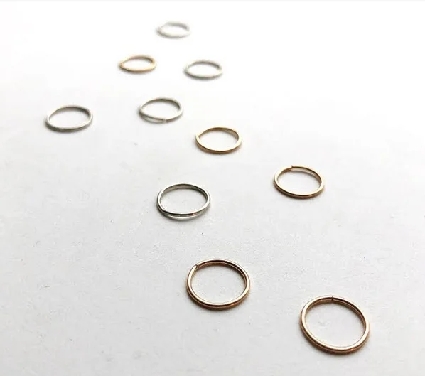 Ladies rings mature sophisticated styles-Hoop Nose Ring