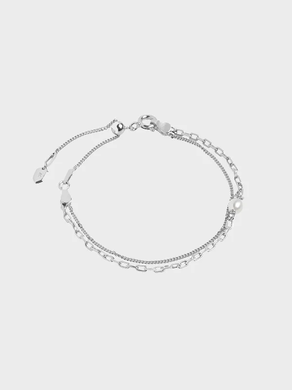 Ladies bracelets hypoallergenic materials-Ladies bracelets hypoallergenic materials-Cantare Bracelet in Silver