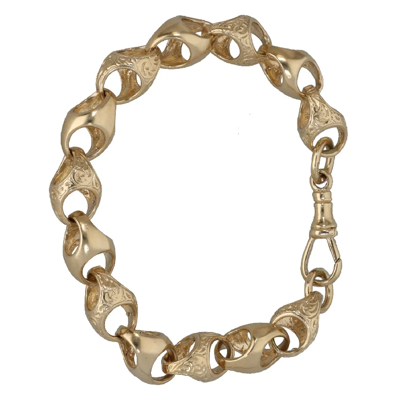 Ladies bracelets trendy fashion picks-Ladies bracelets trendy fashion picks-9ct Gold Alternative Bracelet