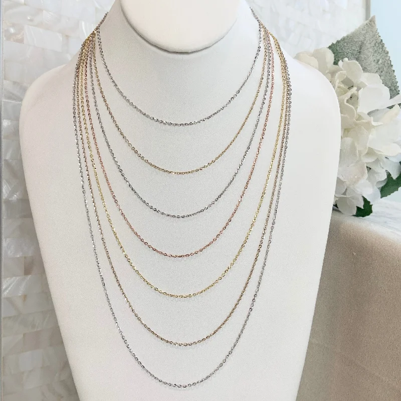 Ladies necklaces gold-plated finishes-10k Gold Super Sparkly Necklace