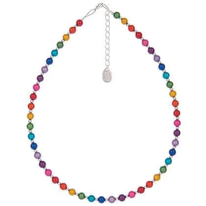 Ladies necklaces surrealist style designs-Carrie Elspeth Rainbow Glow Necklace