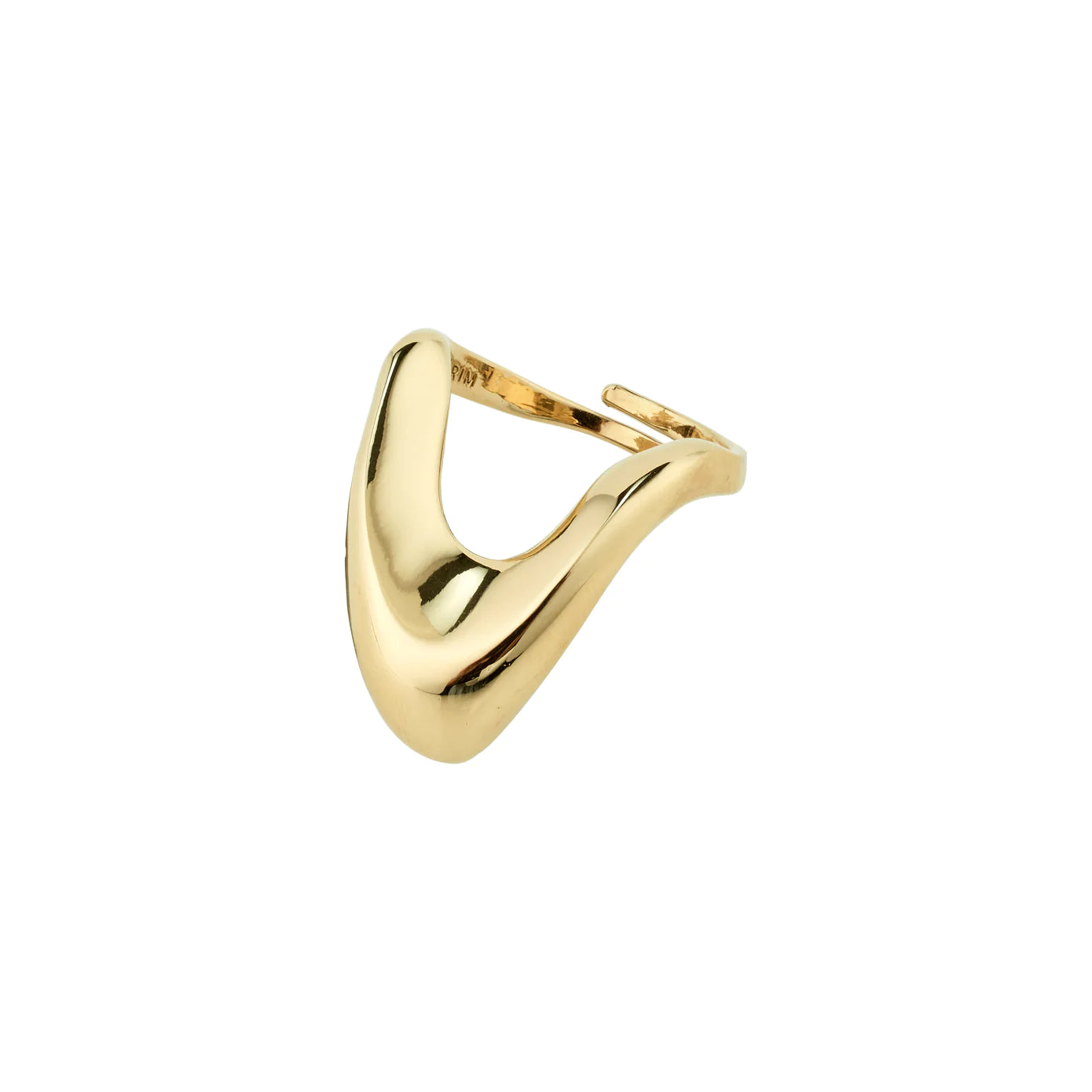 Ladies rings lab-created gem rings-Cloud Gold Plated Ring