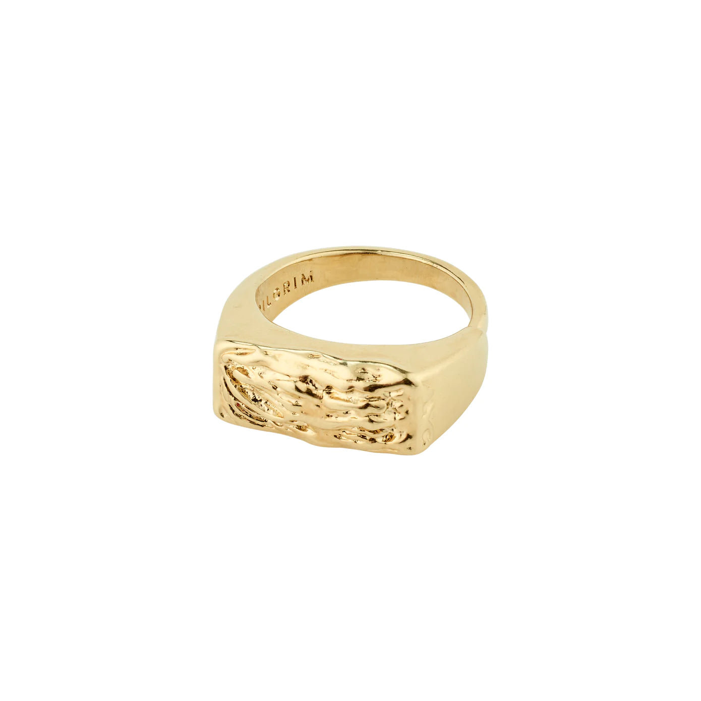 Ladies rings white diamond designs-Star Gold Plated Ring