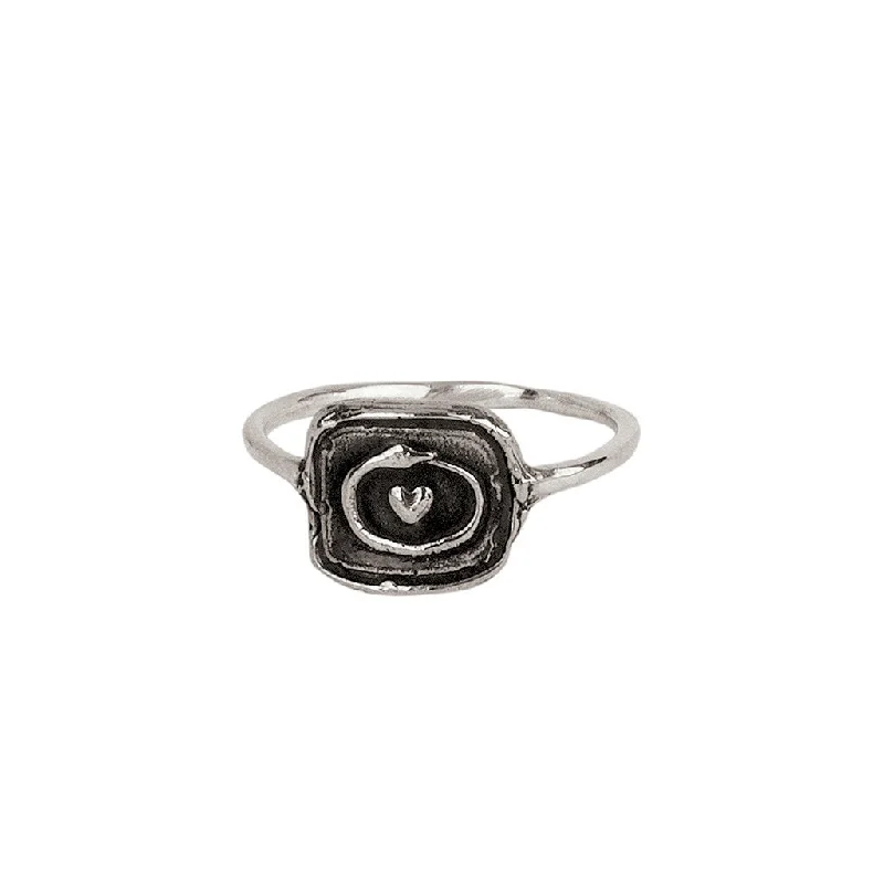 Ladies rings subtle luxury options-Endless Love Mini Talisman Ring