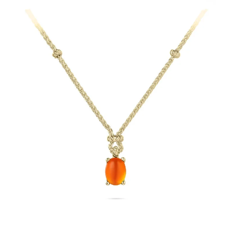 Ladies necklaces intricate contour designs-Honey Dashing Details Pendant Necklace