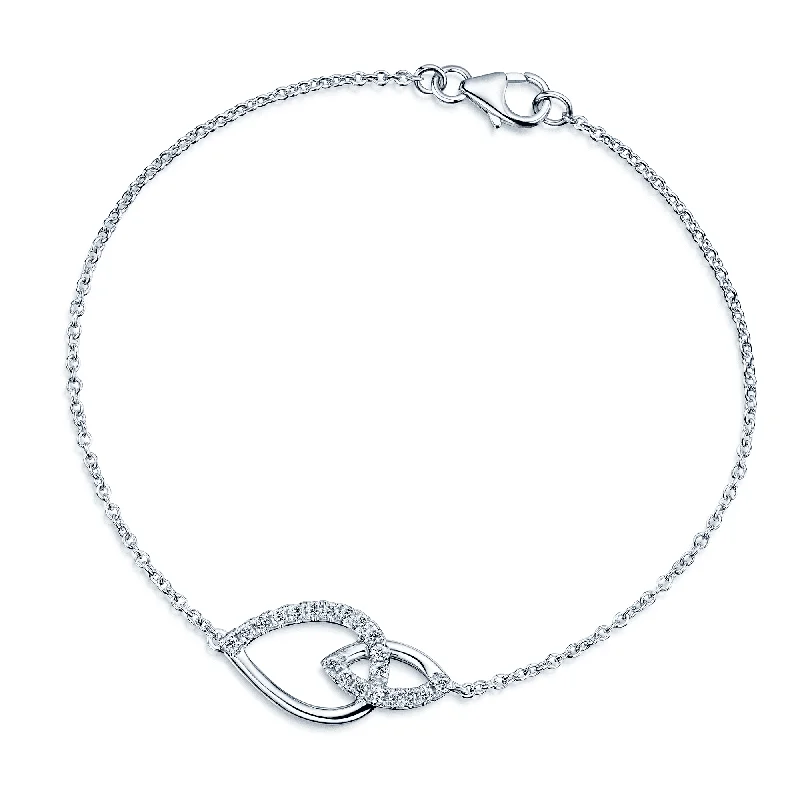 Ladies bracelets sun motif designs-Ladies bracelets sun motif designs-The Origin Collection 18ct White Gold Pave Diamond Open Seed Link Bracelet